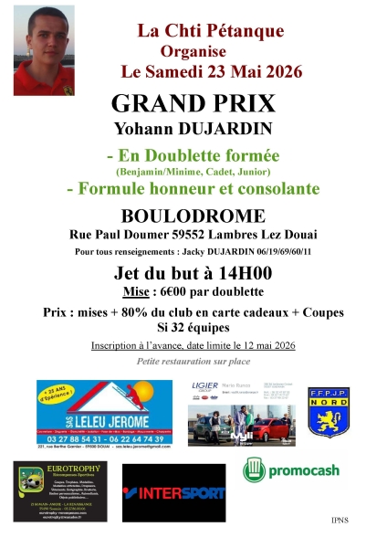 GP Yohann DUJARDIN